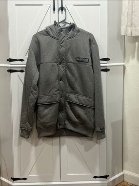 Zoo York Gray Hooded Puffer Jacket